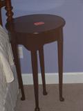 Small round side table