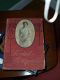 Book entitled Social Etiquette gifted in 1923