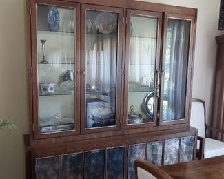 Mid Century China Cabinet by Thomasville