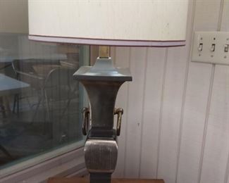 Vintage Brass Asian style lamp