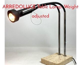 Lot 14 ANGELO LELLI for ARREDOLUCE Table Lamp. Weight adjusted