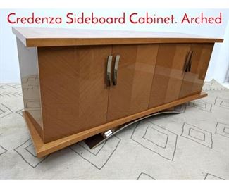 Lot 18 Decorator EXCELSIOR Credenza Sideboard Cabinet. Arched 