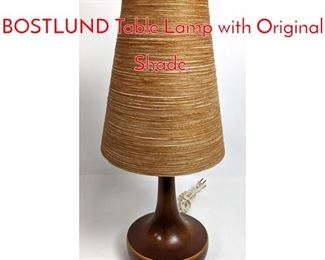 Lot 72 GUNNAR LOTTE BOSTLUND Table Lamp with Original Shade.