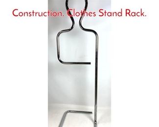 Lot 154 Chrome Valet Tube Construction. Clothes Stand Rack. 