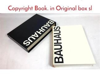 Lot 193 BAUHAUS 1969 English Copyright Book. in Original box sl