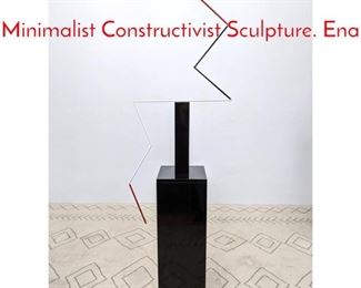 Lot 201 GEORGE DAMATO Minimalist Constructivist Sculpture. Ena