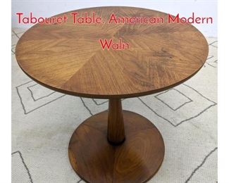 Lot 245 DREXEL DECLARATION Tabouret Table. American Modern Waln