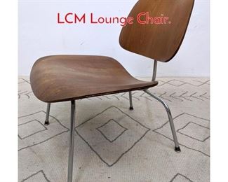 Lot 262 Charles Eames Herman Miller LCM Lounge Chair. 