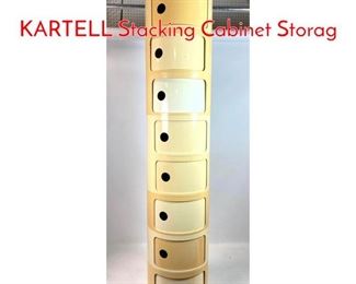 Lot 291 8 Section ANNA CASTELLI KARTELL Stacking Cabinet Storag