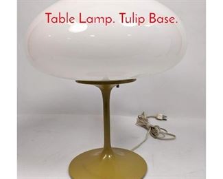 Lot 354 STEMLITE Mushroom Shade Table Lamp. Tulip Base.