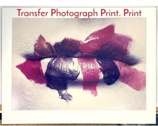 Lot 361 Large IRVING PENN Dye Transfer Photograph Print. Print 