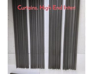 Lot 411 Set of 5 Panels of Steel Mesh Curtains. High End Interi