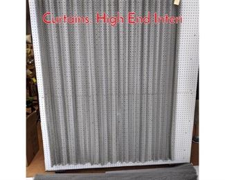 Lot 412 Set of 2 Panels of Steel Mesh Curtains. High End Interi