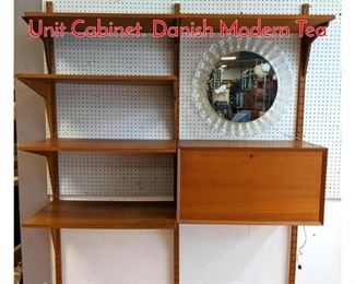 Lot 417 POUL CADOVIUS Cado Wall Unit Cabinet. Danish Modern Tea