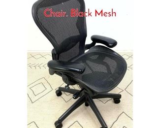 Lot 421 Herman Miller Aeron Office Chair. Black Mesh