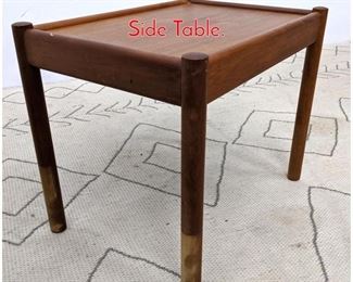 Lot 467 Danish Modern teak Side Table. 