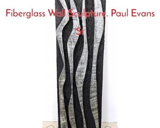 Lot 492 SEGURA STUDIOS Fiberglass Wall Sculpture. Paul Evans St