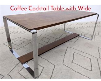 Lot 525 NORWAY Modern Rosewood Coffee Cocktail Table with Wide 