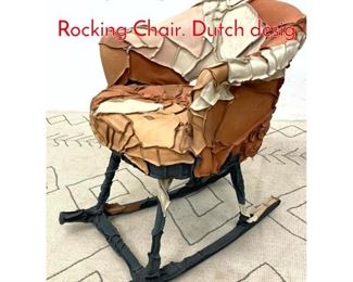 Lot 549 Pepe Heykoop Skin Collection Rocking Chair. Dutch desig