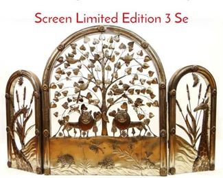 Lot 569 Sergio Bustamante Fireplace Screen Limited Edition 3 Se