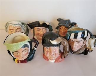 Toby Jugs circa 1954 6.5-7" tall  excellent condition