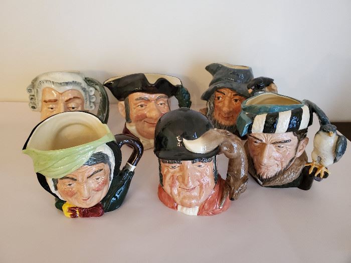 Toby Jugs circa 1954 6.5-7" tall excellent condition