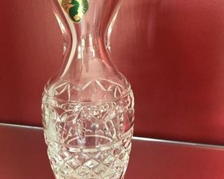 41.  Waterford, stamped, Crystal Vase, $30.00