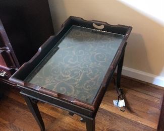 130.  Tray Top Side Table, $40.00