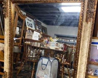 Large ornate mirror 