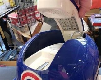 Vintage 1990s Chicago Bears Or Chicago Cubs Helmet phones both work $150 each or both $275