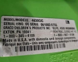 Graco Children's Products Activity Center  #4630GIG $35