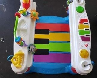 Fisher Price Little Superstar Step ' n Play Piano Works (as shown no seat for infants)  $50