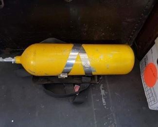 Vintage 1950's "Sea Hunt" Scuba tank & harness Call 