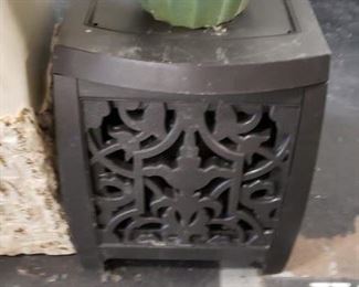 Ornate  Plastic Garden Hose Reel Holder (Missing Handle) $45