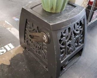 Ornate  Plastic Garden Hose Reel Holder (Missing Handle) $45