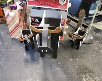 Hand Painted Cow planters (1) Lg (2) Small $250 for all 3