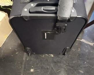 Black Microfiber Carry-on Luggage $20 