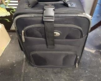Black Microfiber Carry-on Luggage $20 