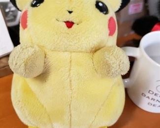 7" Pokemon Pikachu Battery Operated Plush (does talk & ears move Cheeks do NOT light up) $35