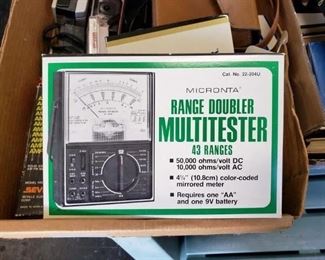Vintage Micronta Range Doubler Multitester 43 Ranges New in Box  $50
