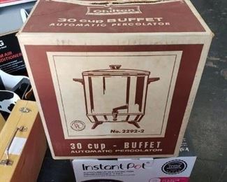Chilton 30 Cup Buffet Automatic Perculator in Original Box $20