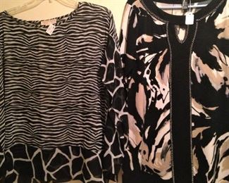 Black & white clothing