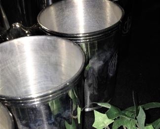 Mint julep cups .  .  .