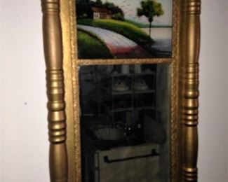 Gold mirror (scene at the top)