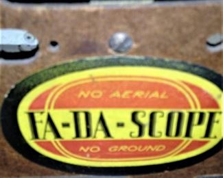 The letters F.A.D.A. are the initials of Frank Angelo D'Andrea, founder of FADA Radio Corp. 