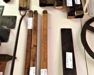 Rulers with brass tips