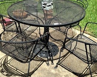 Another patio table & 4 chairs