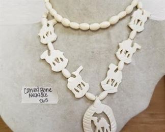 Carved Bone necklace