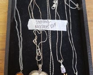 Sterling necklaces