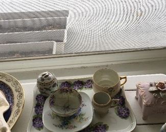 Sweet porcelain sets. 